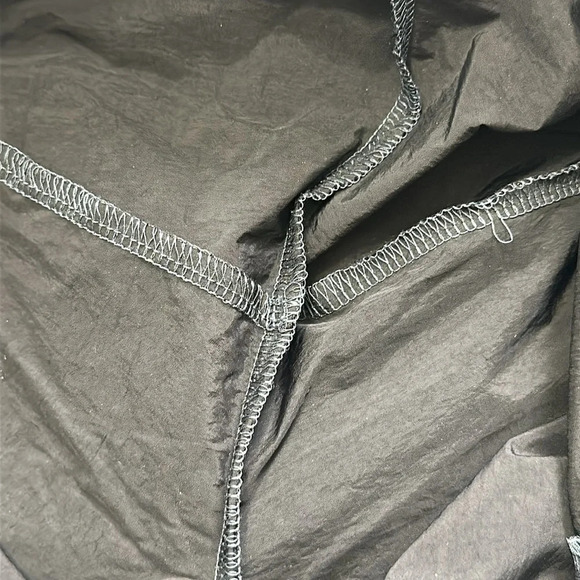 Victoria’s Secret Sport Shiny Metallic Blue Jogger Pants Womens Size Medium - Picture 9 of 14